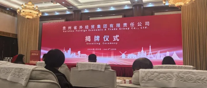 飞蓬跨境应邀出席贵州省外经贸集团揭牌仪式