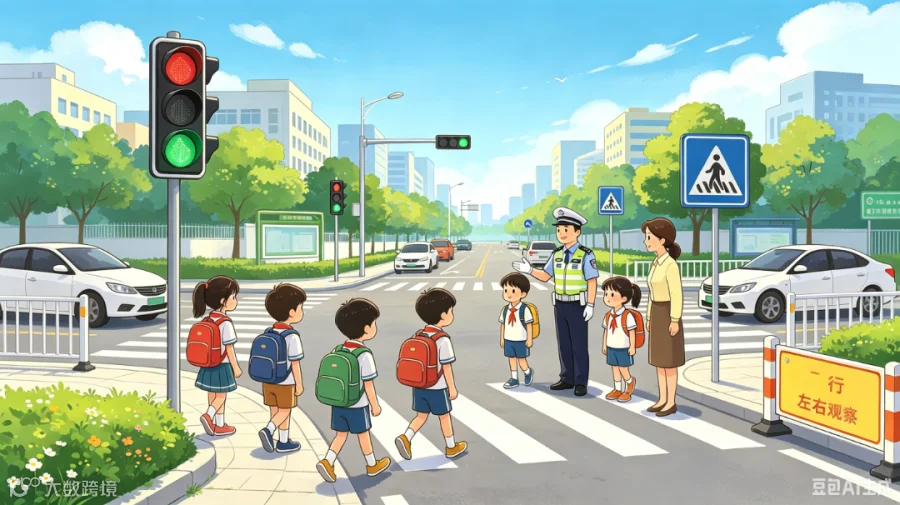 小学生暑假防溺水场景图 (1).png