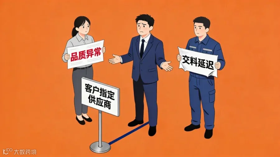 采购被夹在品质、生产和客户指定供应商之间