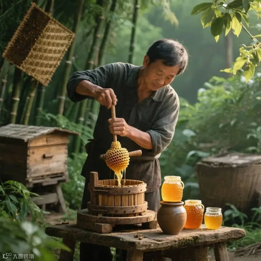 传统养蜂工艺配图