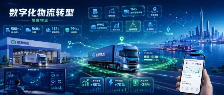 从"人管车"到"数据管车"： 晨睿物流的数字化进阶之路