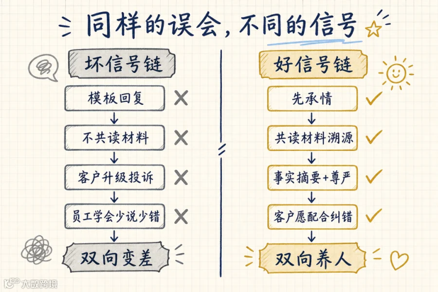 坏信号链 vs 好信号链：同样的误会，不同的信号