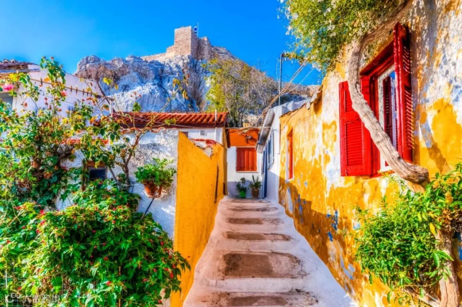 Anafiotika, Athens the a village under the Acropolis