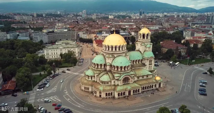 Aerial View to the St. Alexander Nevsky Cathedral in the Sofia City ...