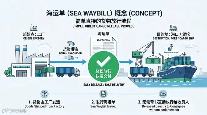 海运单极简流转概念
