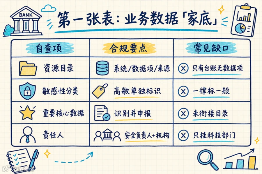 第一张表：业务数据家底