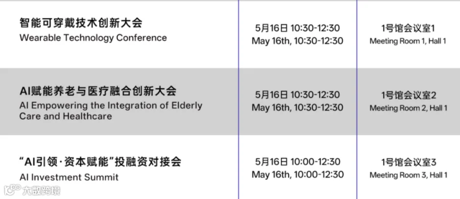 5月16日会议日程表1
