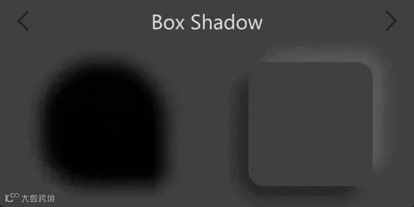A canvas rendering example for box shadows using the high-performance SDF approach