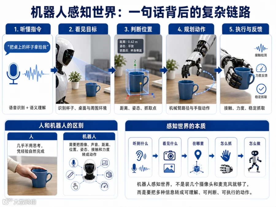 机器人感知世界：一句话背后的复杂链路