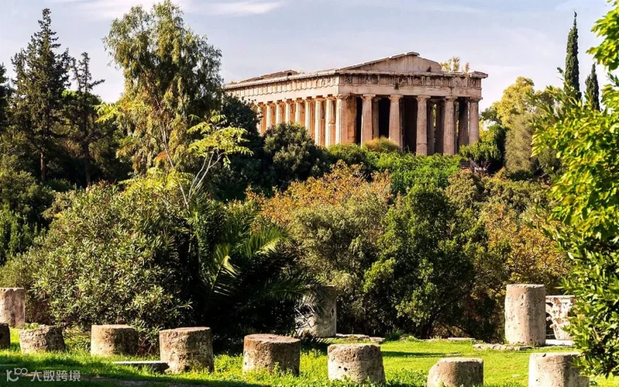 Ancient Greek Agora Marketplace