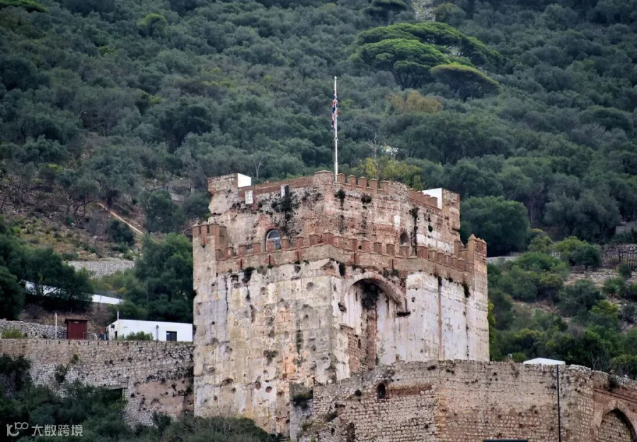 Moorish Castle on Rock of Gibraltar in Gibraltar - Encircle Photos