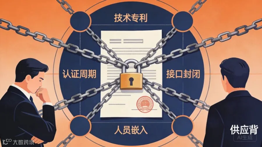 供应商锁定困局示意图