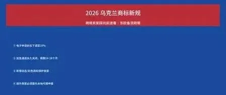 布局东欧必看｜2026 乌克兰商标政策更新