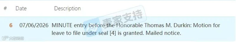 6-cv-07833|TRO已立案预警!枕头、母婴寝具卖家立刻自查"