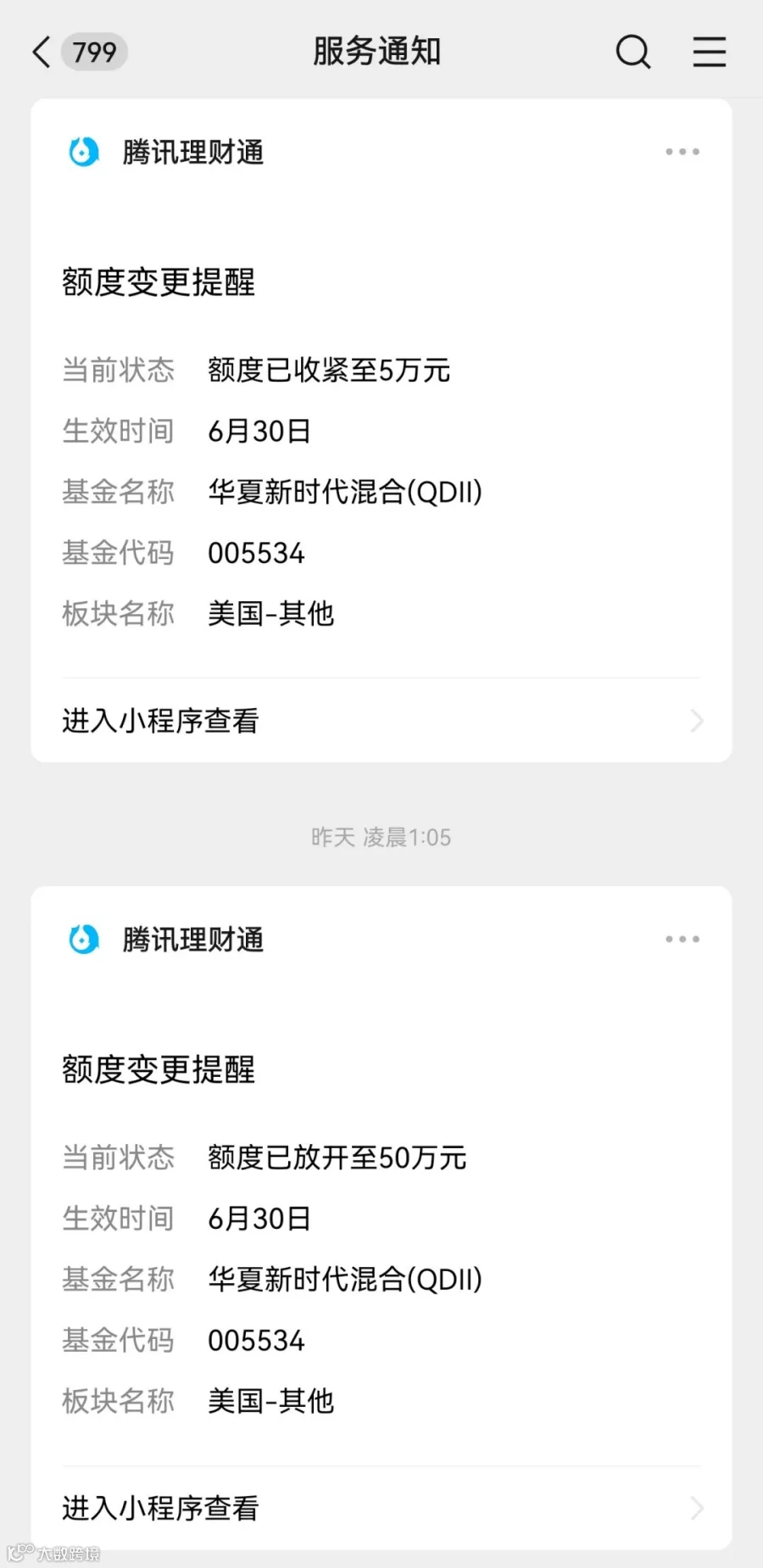 QDII额度监控示意图
