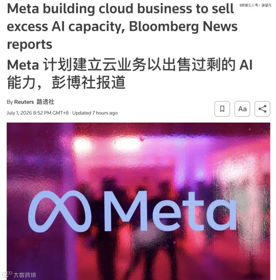 卷不赢模型,Meta改行「算力包租公」_投资界