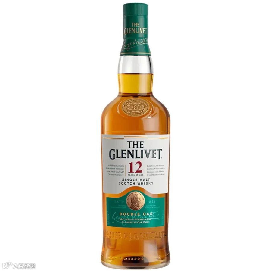 The Glenlivet 12 Year Old Single Speyside Malt Scotch Whisky