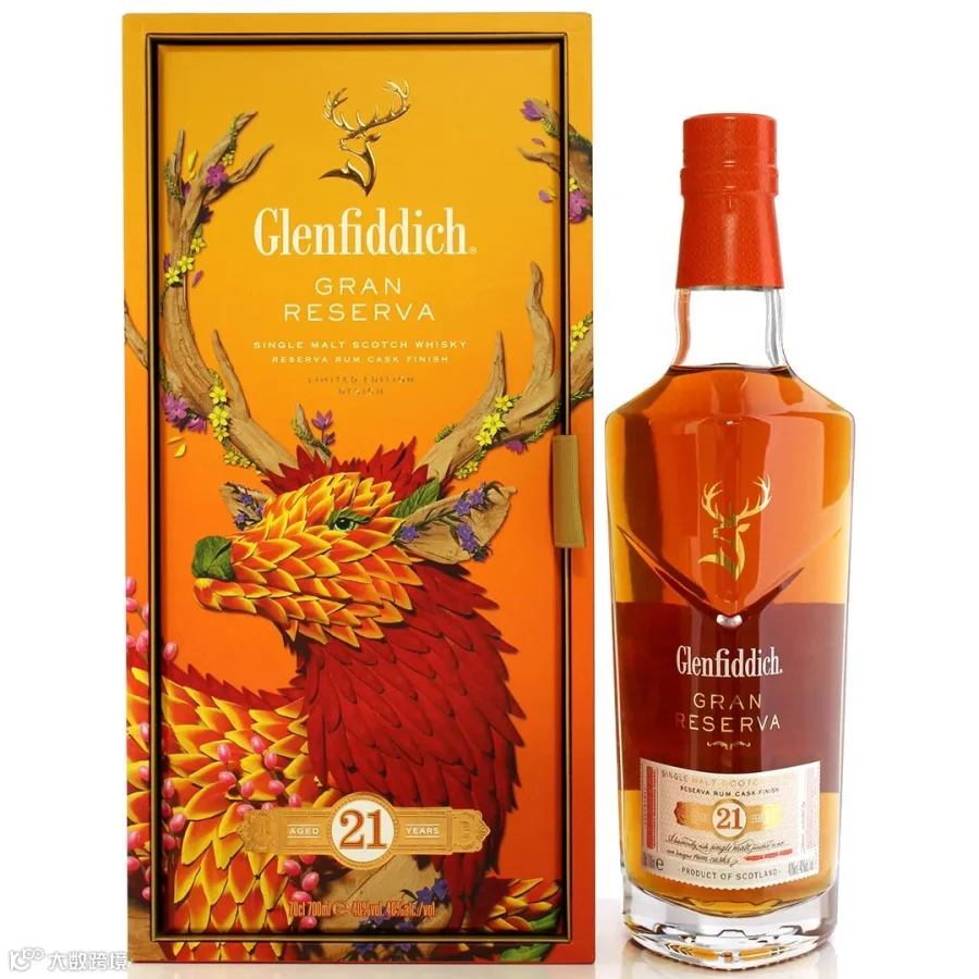 Glenfiddich Gran Reserva 21 Year Old Single Malt Scotch Whisky Rum Cask Finish