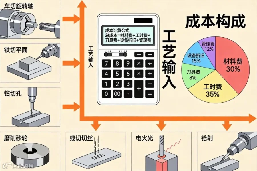 机械加工成本计算模型分层结构