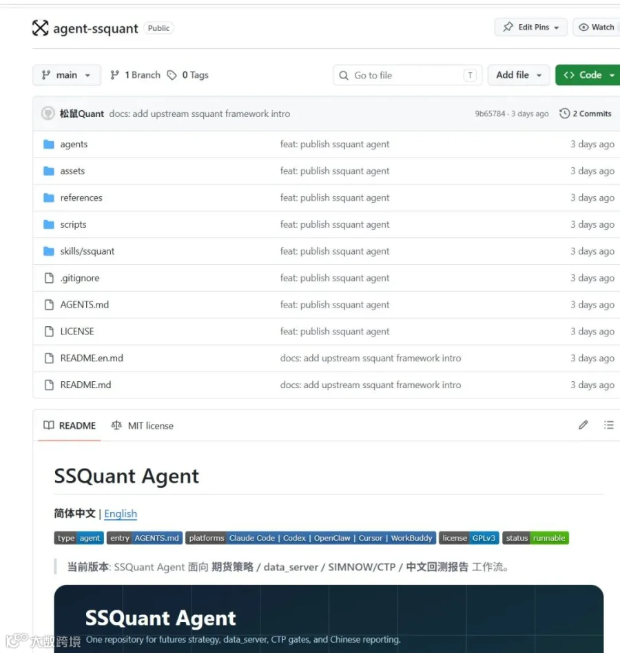 SSQuant Agent