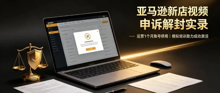 视频申诉案例｜开店仅1个月账户停用，全套模拟培训助力账号成功激活