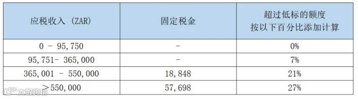 南非财税咨询