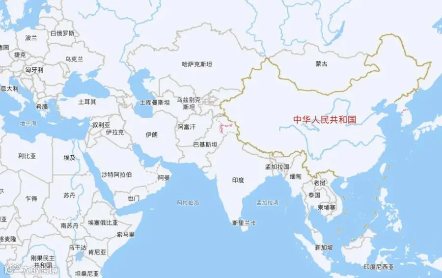 哈萨克斯坦地图 - 亚洲哈萨克斯坦地图全图高清中文版