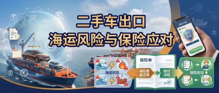 二手车出口海运风险与<em>保险</em>应对