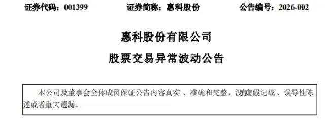 惠科股份：预计上半年净利润18.5亿-20.5亿元