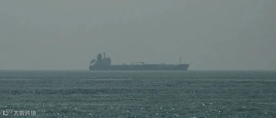 Oil tanker Al Shaffiah sails at the sea near the Omani coast, as seen from Musandam