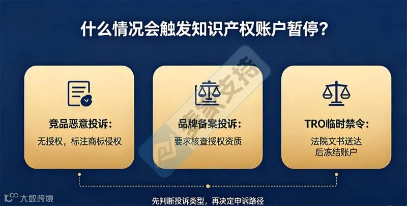 亚马逊账户因知识产权投诉被暂停,48小时内必须做哪些事?