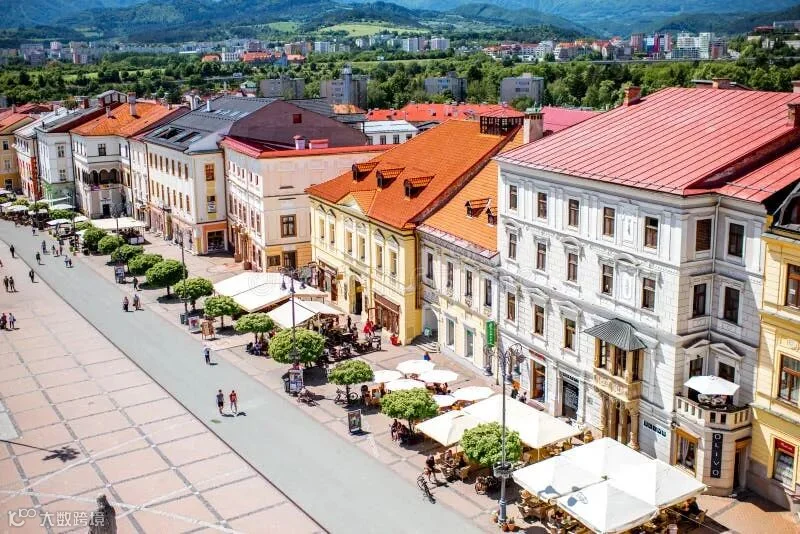 Banska Bystrica Old City Center Editorial Stock Photo - Image of town ...