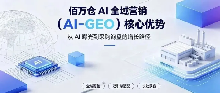 佰万仓 AI 全域营销（AI-GEO）核心优势