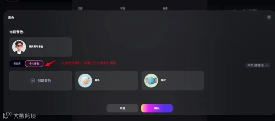 个人音色模块