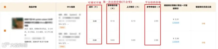 可控成本核价