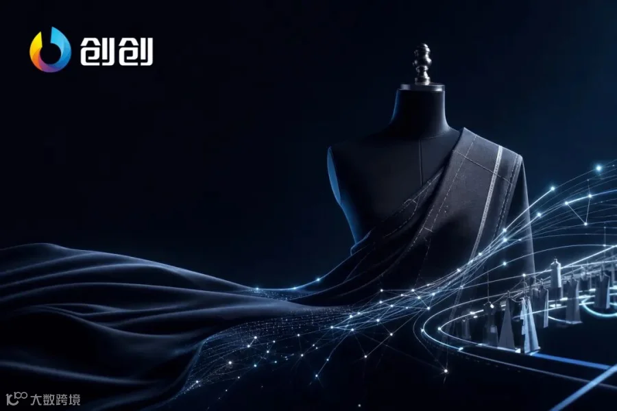 创创AI与服饰产业融合的概念视觉