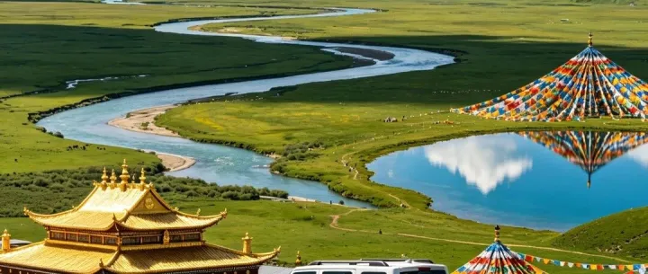 【甘南深度大环线】豪华版·8月1日自驾甘加秘境·莲宝叶则·黄河九曲·扎尕那·洛克之路10日游，闲人慢驾纯玩，一次眼睛和心灵的修仙之旅