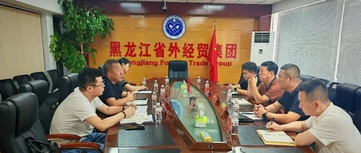 深化对接洽谈 化解债务难题｜外贸集团与哈尔滨合力投资控股有限公司开展座谈交流