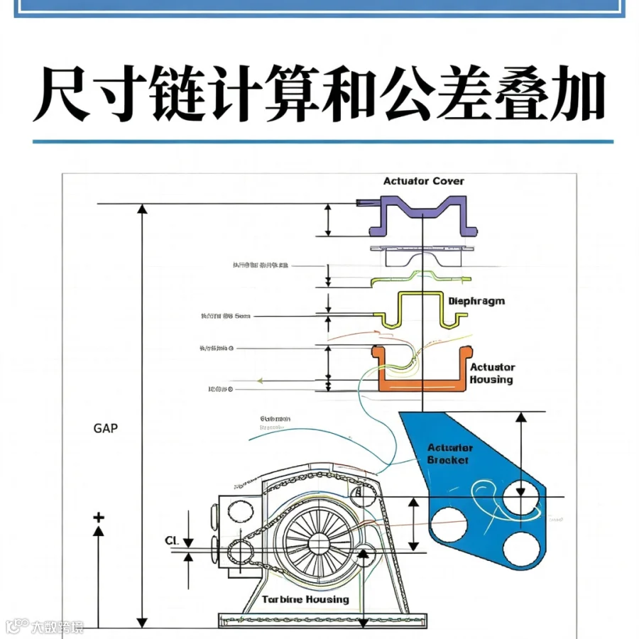尺寸链计算与公差叠加课程宣传海报生成.png