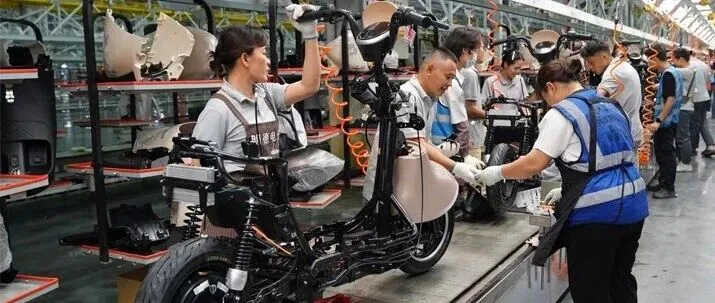 贵港：台铃电动车东盟生产基地首条生产线重启