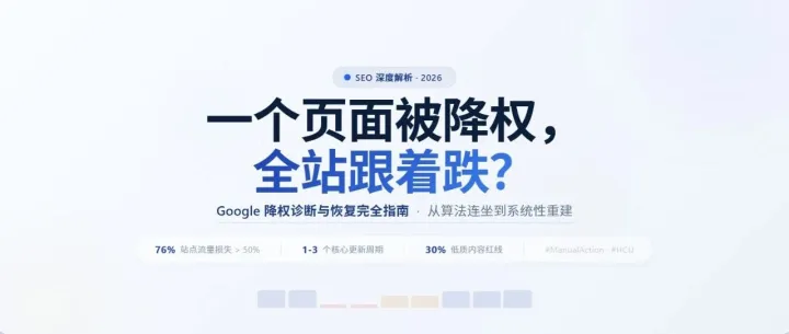 一个页面被降权，全站跟着跌？