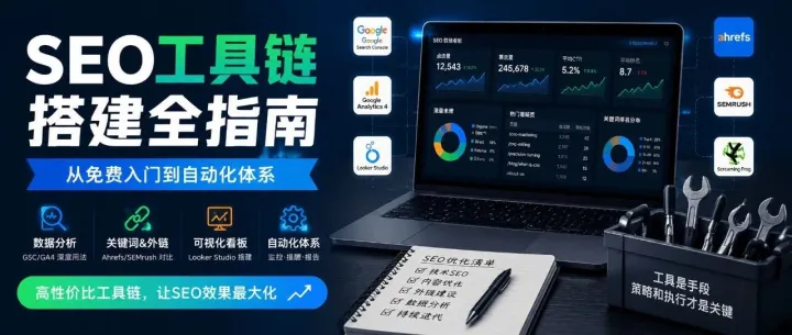 SEO 工具链搭建全指南 从免费入门到自动化体系