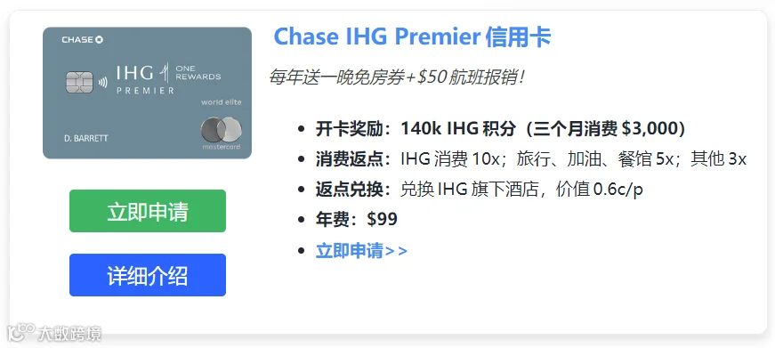 IHG Premier Card