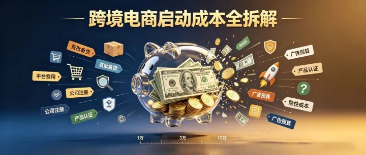 跨境电商启动成本全拆解：1万能做？10万够吗？