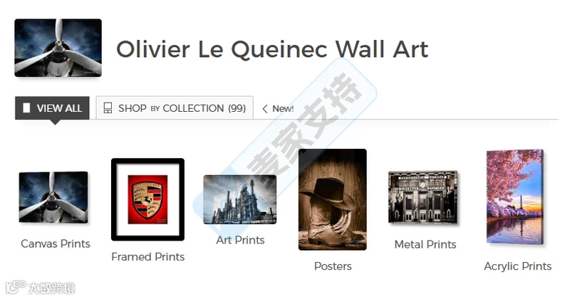 Olivier Le Queinec 正版艺术产品页面