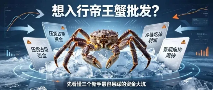 想入行帝王蟹批发？先看懂 3 个新手最容易踩的资金大坑！！！