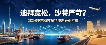 一文吃透迪拜、沙特跨境物流差异化打法