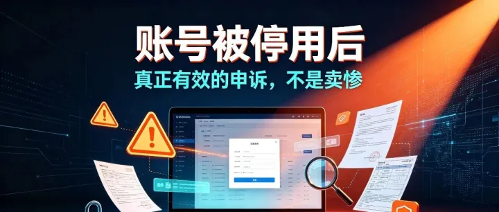 亚马逊账号被停用<em>申诉</em>90%人错了！真正翻盘的<em>申诉</em>，从不卖惨