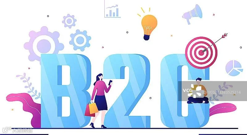 B2C企业对消费者市场营销图片素材