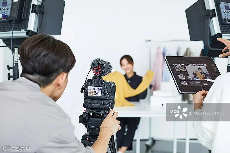 MCN、SNS、自媒体、YouTube、网红拍摄广播图片素材